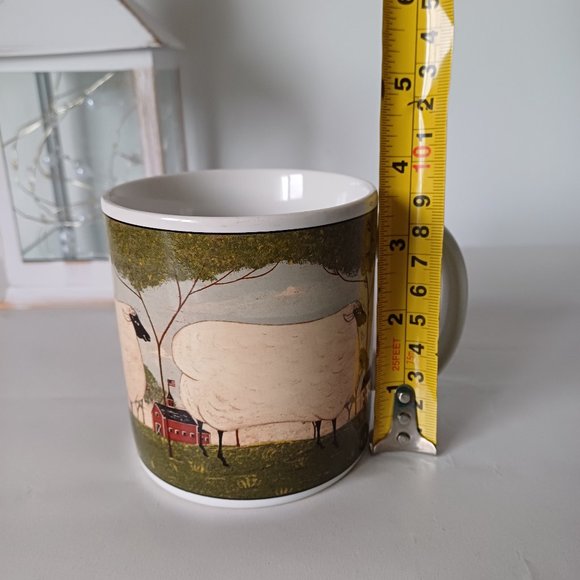 Vintage 2000 Warren Kimble Fine Porcelain Animal Collection Sheep Mug - Picture 7 of 8